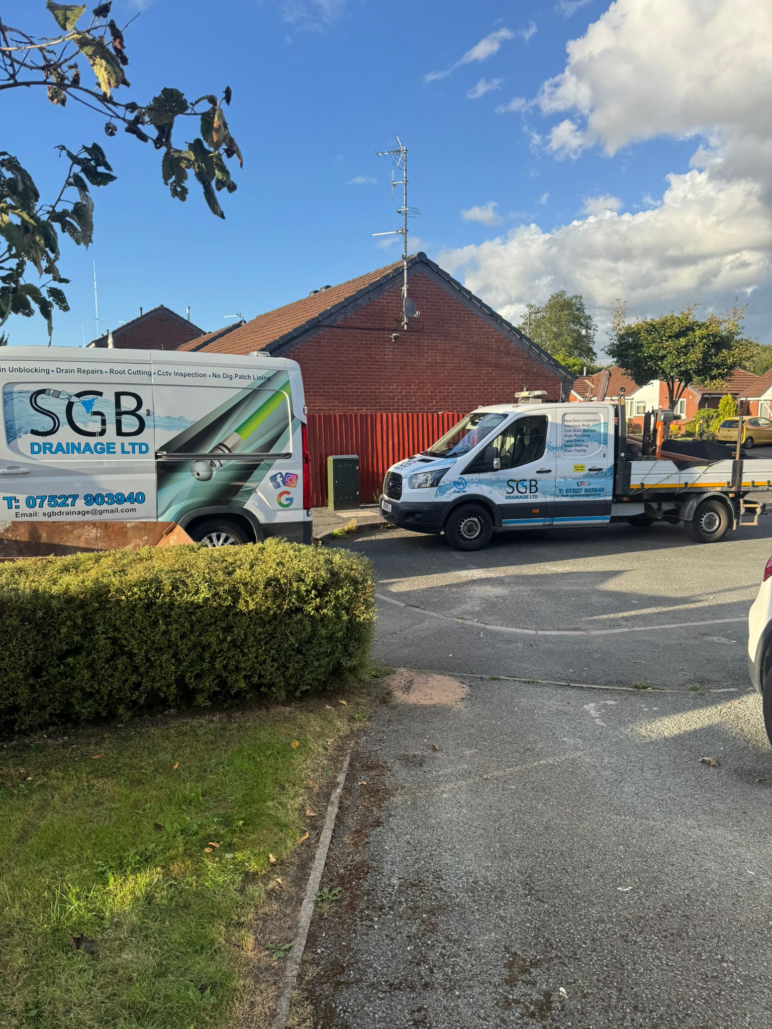 Emergency drain unblocking in Radcliffe